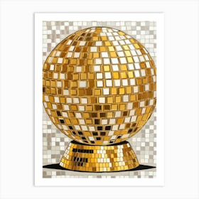 Disco Ball 41 Art Print