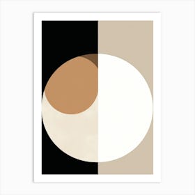 Monochrome Bludenz Geometric Odyssey Art Print