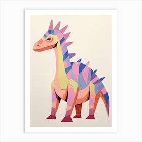 Nursery Dinosaur Art Avaceratops 3 Art Print