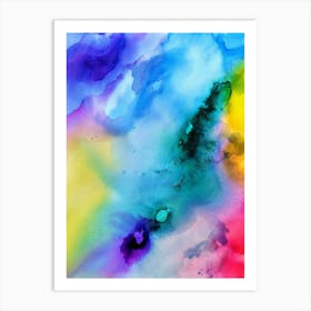 Abstract Watercolor Painting Art Print