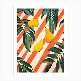 Mango Fruit Summer Illustration 2 Art Print