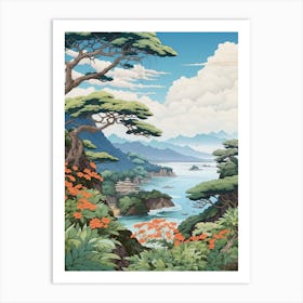 The Ogasawara Islands In Tokyo, Ukiyo E Drawing 2 Art Print