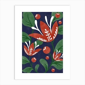 Red Berries Art Print