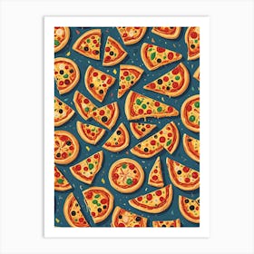 Pizza Party Art Print