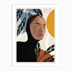 Portrait Of Woman Art Print