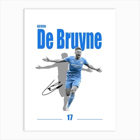 Kevin De Bruyne Minimalist Art Print