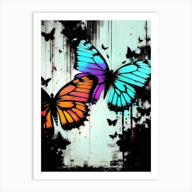 Butterfly Stock Videos & Royalty-Free Footage 9 Art Print