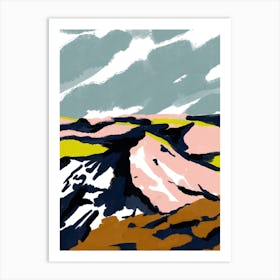 Tropical Mountain Art Print