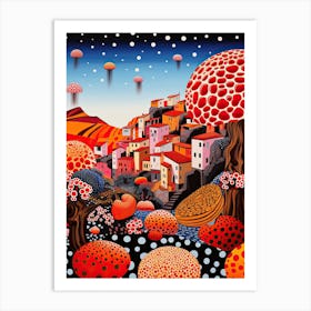 Sanremo, Italy, Illustration In The Style Of Pop Art 3 Art Print