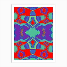 Abstract Psychedelic Pattern Art Print