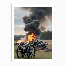 Battle of Gettysburg Art Print