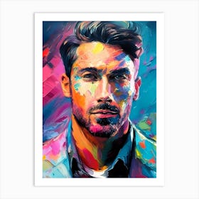 Creative Male Portrait 170 Art Print