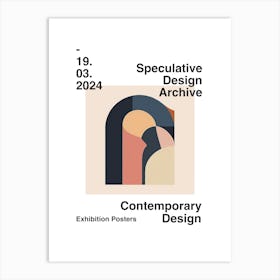 Speculative Design Archive Abstract Poster 15 Art Print