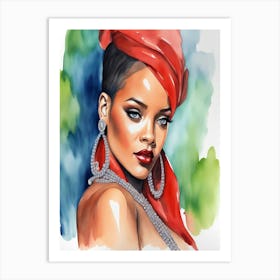 Rihanna Art Print