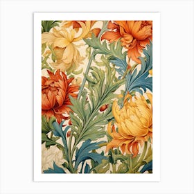 Chrysanthemums 1 Art Print