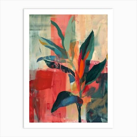 Abstract Of A Plant Art Print