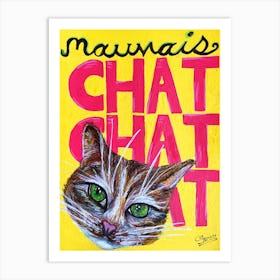 Chat Francis Quirk Art Print