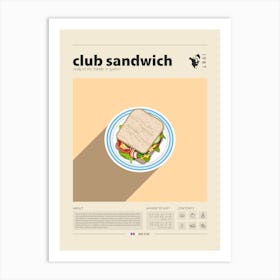 Club Sandwich Art Print