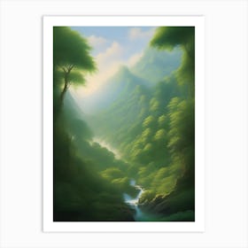 Green Valley Art Print