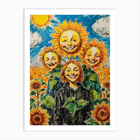 Sunflowers 9 Art Print