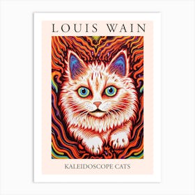 Louis Wain, Kaleidoscope Cats Poster 15 Art Print