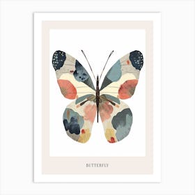 Colourful Insect Illustration Butterfly 29 Poster Art Print