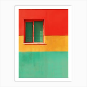 Colorful Window Art Print