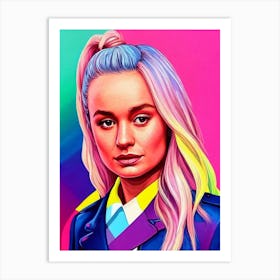 Brie Larson Pop Movies Art Movies Art Print