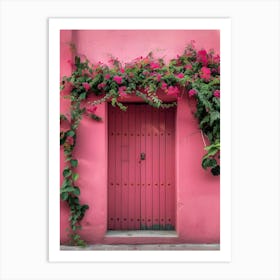 Pink Door Art Print