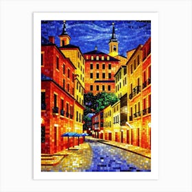 City At Night 2 Art Print