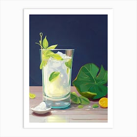 Iced Mojito Art Print