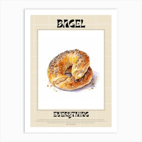 Everything Bagel 3 Art Print