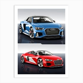 Audi R8 Concept Art Print