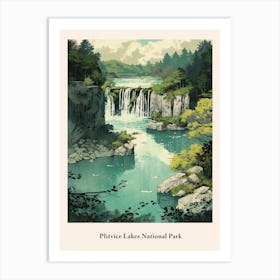 Plitvice Lakes National Park Art Print