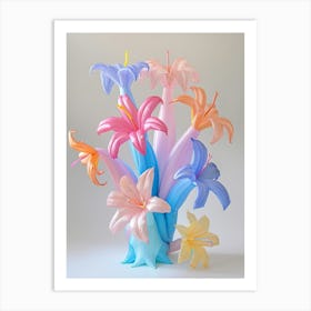 Dreamy Inflatable Flowers Lily 1 Art Print