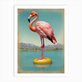 Flamingo Art Print