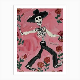 Day Of The Dead Skeleton 9 Art Print