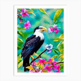 Bald Eagle Tropical bird Art Print