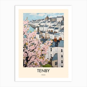 Tenby (Wales) Painting 1 Travel Poster Art Print