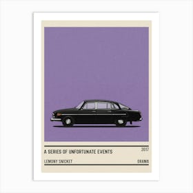 A Series Of Unfortunate Events Car Art Print