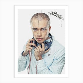 Headhunterz Dj Music Art Print