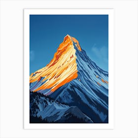 Switzerland Mountain Art Print