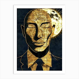 Man In A Suit 6 Art Print