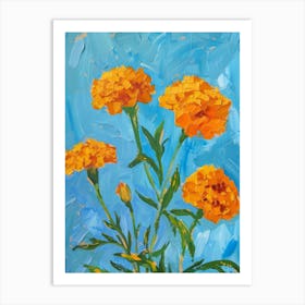 Marigolds 1 Art Print