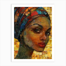 Mosaic Woman 1 Art Print