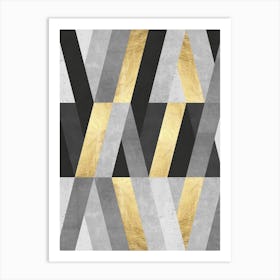 Texture geometry 6 Art Print