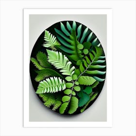 Button Fern Vibrant Art Print