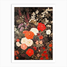 Great Japan Hokusai Japanese Floral 22 Art Print