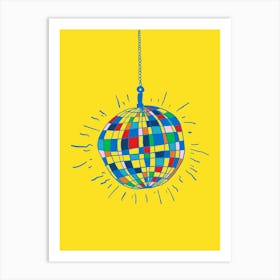 Glitter Ball Art Print