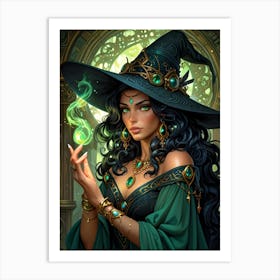 Witches And Wizards Art Print